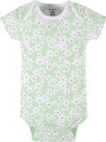 Gerber baby-girls 4-pack Short Sleeve Onesies Bodysuits - Image 4